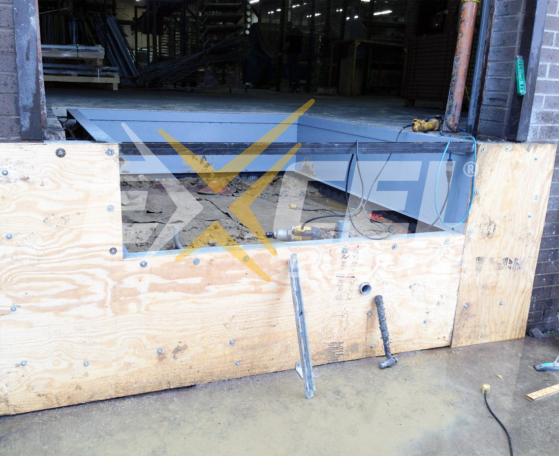 What is a dock leveler pit?