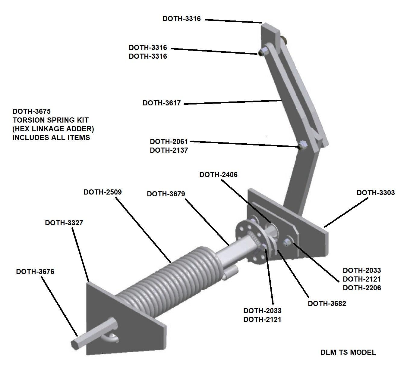 DLM Torsion Spring Assembly – Excel Solutions