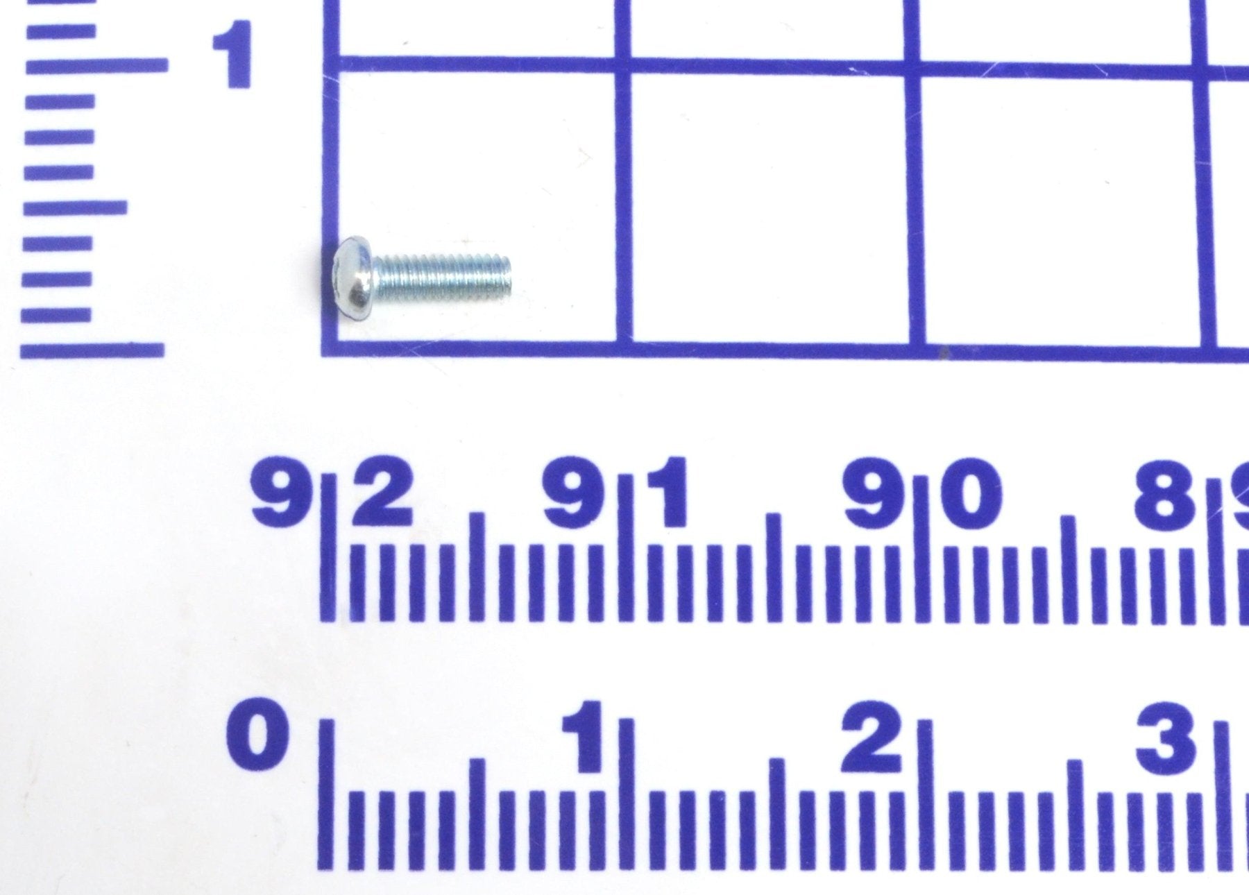 000-344 8-32 X 1/2" Round Head Screw - Kelley