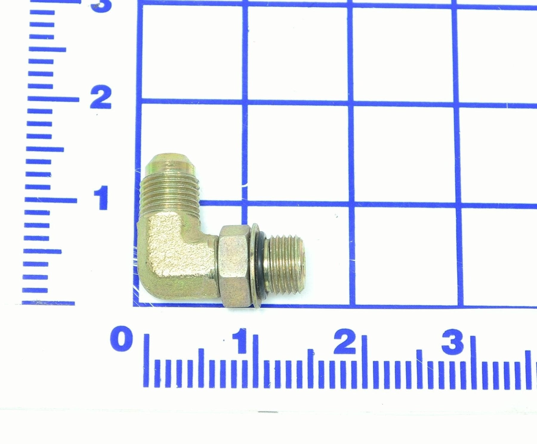 031-011 Elbow 90 Deg. Sae #6 9/16-18 X Male 37 Flare 3/8 Tube - Kelley