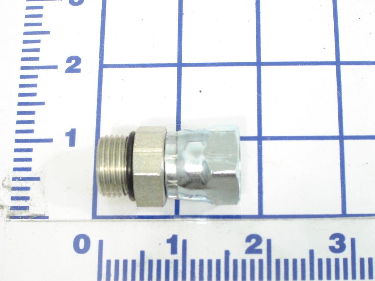 031-121 Adapter 37Deg Swivel 3/4-16 X Sae #8 3/4-16 - Kelley