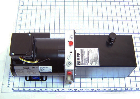 Dock Leveler Hydraulic Motor Pump Assembly, Three Phase