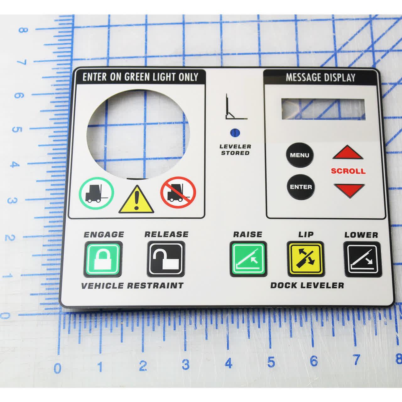 0961-0603 Membrane, 5 Button, Re-R-Lp-Lr - Poweramp