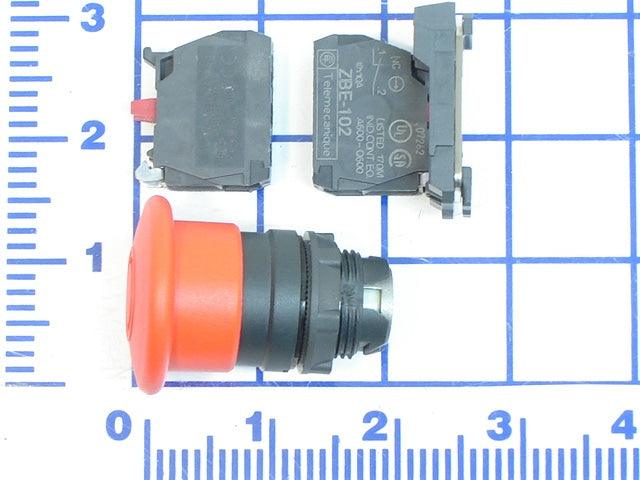 112-844 E Stop Button Assembly - McGuire