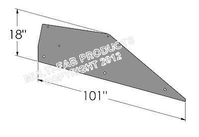 152-872 Toe Guard 10' Board, Top "K" Series 23" Pit - Kelley