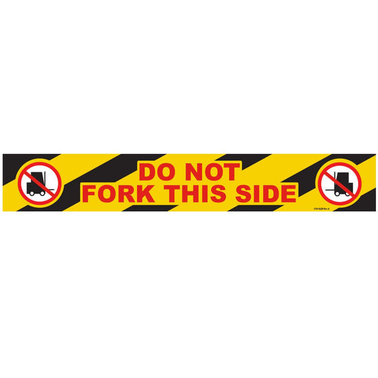 1751-0329 Decal, "Do Not Fork This Side" - Poweramp