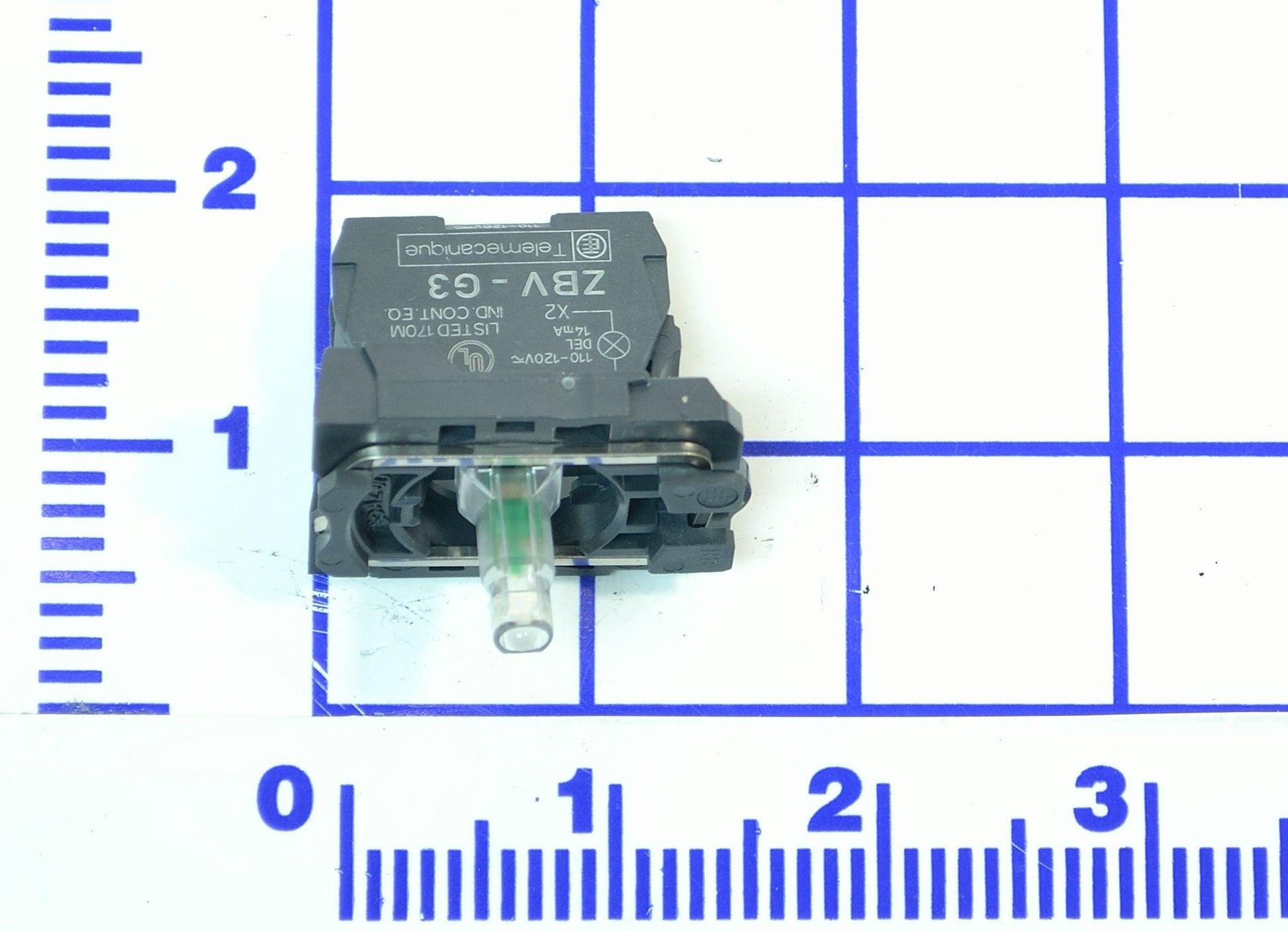 632-163 Green Button Switch - Serco