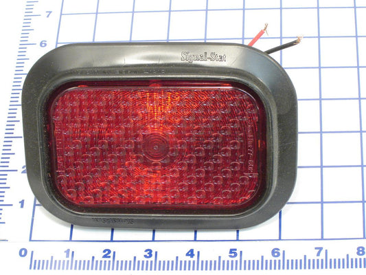 708-857 Red 3"X 4-3/4" Signal Light W/ Housing and Bulb - Kelley