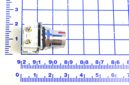 708-899 Roto-Push Switch W/Contacts Rotating Collar W/ Push Button Center - Kelley