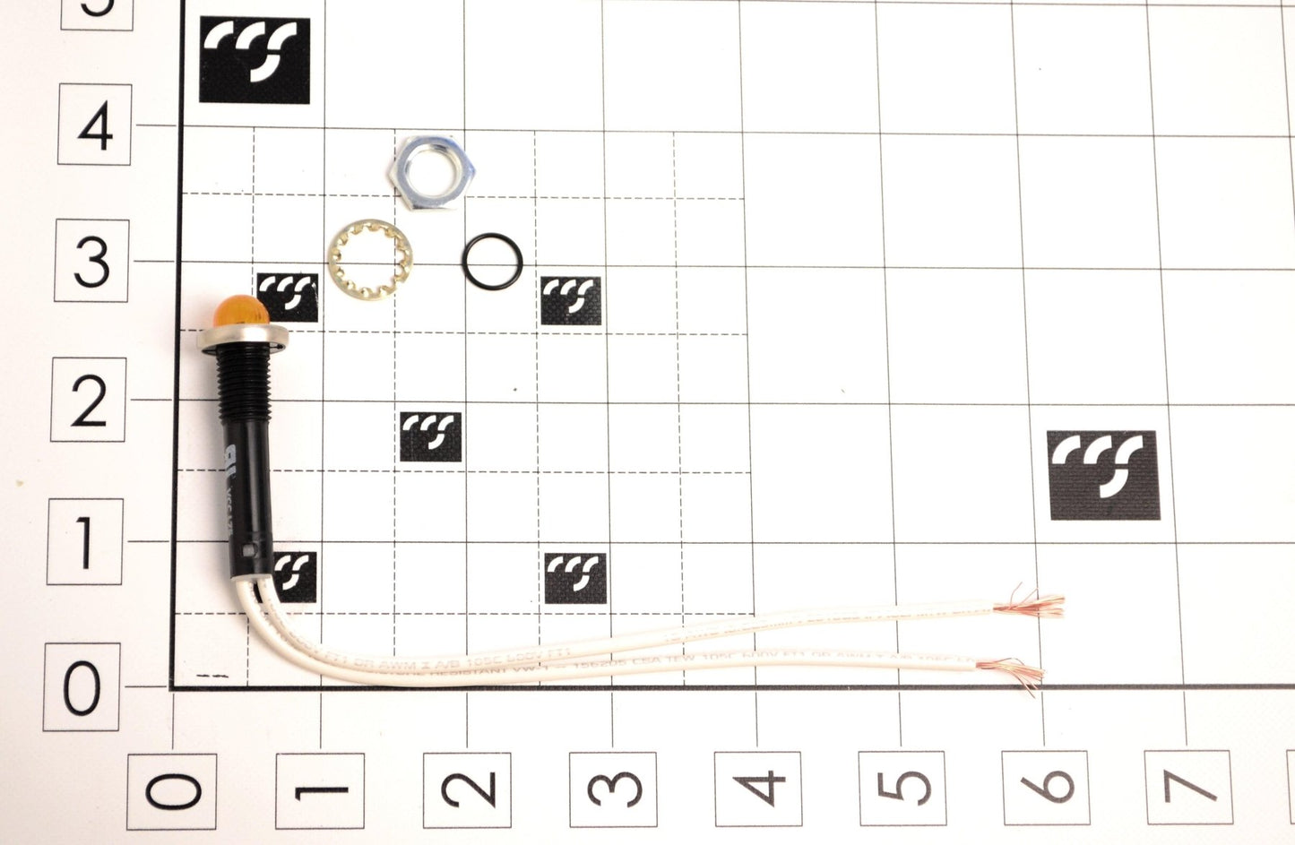 711-390 Diode Light Emitting Yellow - Kelley