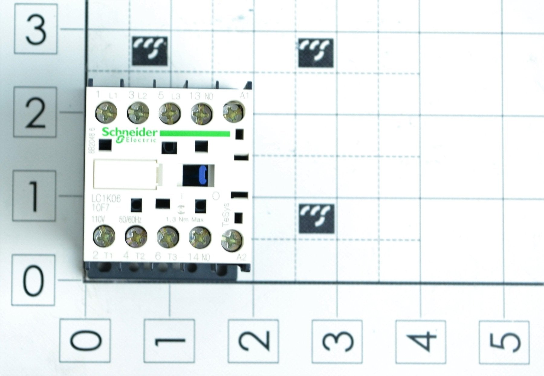 7141-0143 Contactor, Iec, 6A, 110V - Poweramp