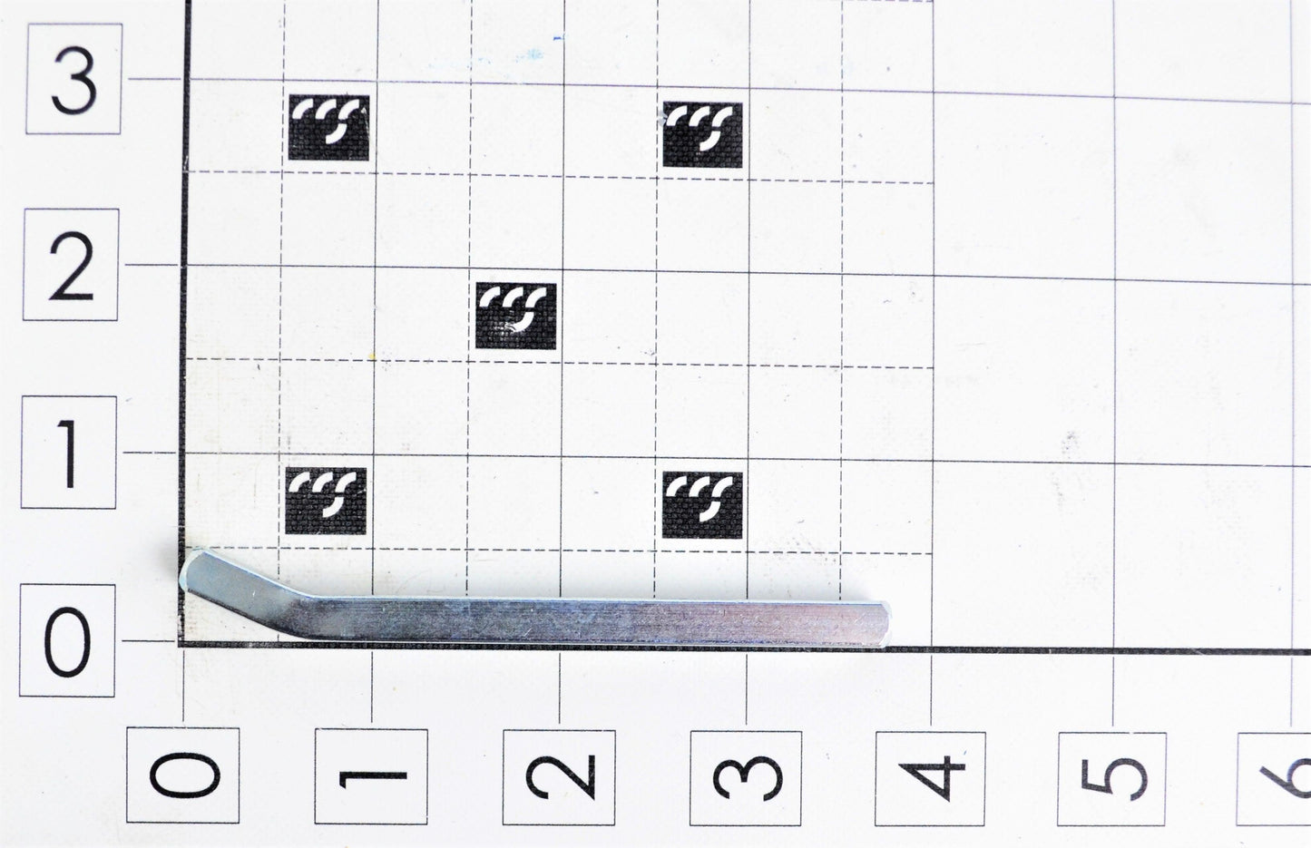 MFD-K.25x3B, 1/4" Key Shaft Bent, Actual Size 1/4" x 1/4" x 3-1/4" - Excel Solutions