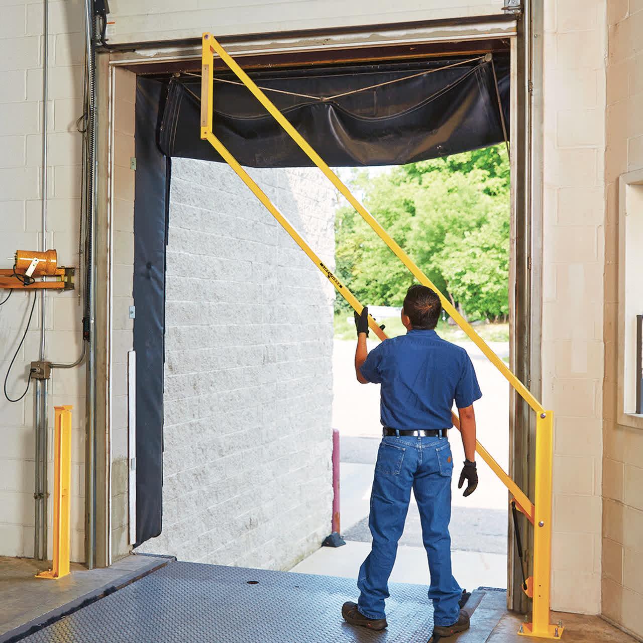 Light-Duty Personnel Dock Door Safety Gate - Allied Solutions