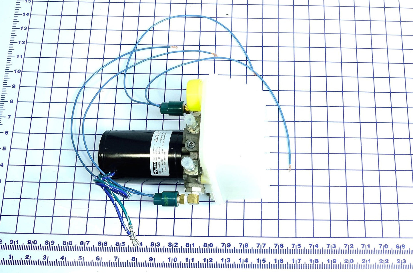 KMF1073 Motor Pump Assy W/ Switches For Hyd Star Units Includes Pressure Switches and Fittings - Kelley